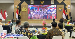 Polresta Tangerang Gelar Nobar Wayang Kulit "Amartha Binangun" dari Mabes Polri, Meriahkan HUT Bhayangkara ke-79