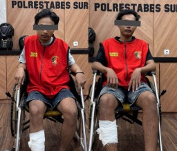 Viral Maling Motor di Karang Gayam, Dua Pelaku Ditembak Jatanras Surabaya