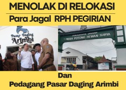 Para Jagal RPH Pegirian Tolak Pemindahan Tempat Baru