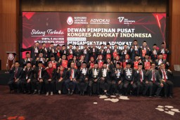 DPP Kongres Advokat Indonesia Gelar Pengangkatan Advokat Baru di Whiz Luxe Hotel Spazio Surabaya
