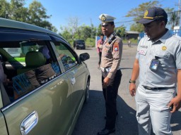 Satlantas Polres Sampang Gelar Operasi Gabungan Pemeriksaan Kendaraan Bermotor