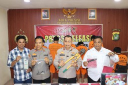 Polsek Batuceper Ungkap Kasus Curanmor, Empat Pelaku Residivis Dibekuk