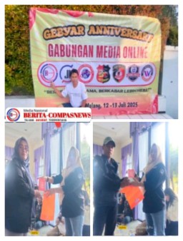 Gebyar Anniversary Gabungan Media Online PT. Umar Sukses Jaya, Gelar HUT Ke- 3 Tahun Media Berita-compasnews.com