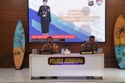 Polres Jembrana Gelar Rapat Anev Survei Yanlik, Tegaskan Komitmen Menuju WBK