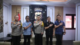 Kapolda Bali Menerima Audiensi Dari Kabinda Bali