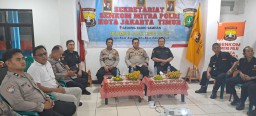 Wakasat Binmas Polres Metro Jakarta Timur Hadiri Peresmian Kantor Pusat Senkom Secara Daring