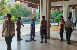 Cegah Gangguan Kamtibmas, Polres Bandara Sisir Terminal Domestik Melalui Patroli KRYD