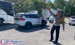 Satlantas Polres Sampang Berantas Pelanggaran Lalu Lintas dengan Operasi Patuh Semeru 2025