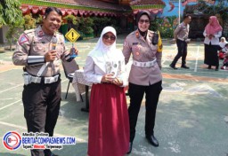Satlantas Polres Priok, Edukasi Siswa SD Lewat Program Police Goes to School