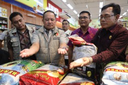 Sidak Polda Bali Tidak Temukan Adanya Beras Oplosan