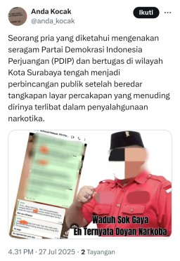 Viral Dugaan Pemesanan Narkoba, AMI Kepung Kantor DPRD Surabaya