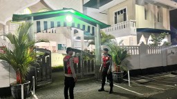 Polisi Gelar Patroli Malam di Komplek Ibadah Bandara Ngurah Rai, Wujudkan Rasa Aman dan Nyaman