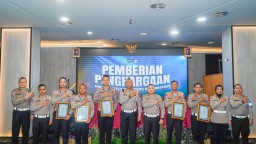 Ops Patuh Semeru 2025, Satlantas Polres Bangkalan Raih Penghargaan Bergengsi
