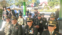 Sinergi TNI–Polri, Danramil 0822/01 Bondowoso dan Forkopimda Hadiri Upacara HUT Bhayangkara Ke-79