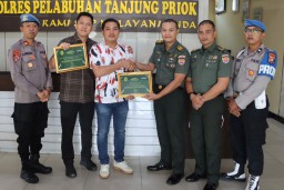 Satreskrim Polres Priok Ungkap Kasus, Dapat Apresiasi dari Yayasan Eka Paksi Angkatan Darat