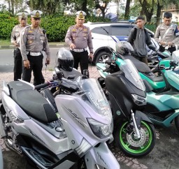 Sat Lantas Polresta Denpasar Tindak Konvoi Sunmori Klub Motor ke Bedugul, 47 Pelanggar Terjaring