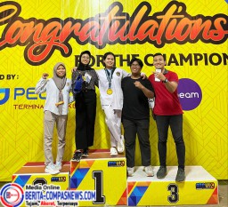 Kembali Torehkan Prestasi, Christina Monica Cut Ayu Rajagukguk, Putri Danramil 03/Grogol Petamburan Sabet Juara ATF UI 3 Taekwondo Championship 2025.