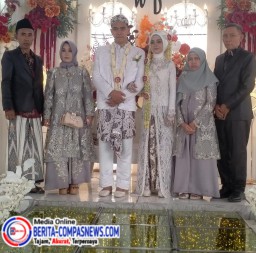 Resepsi Pernikahan Wasiah dan Diego Sabilul Faizin Berlangsung Sakral di Sampang