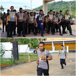 Bugar dan Siap Bertugas! Polres Kayong Utara Gelar Uji Kesamaptaan Semester II 2025