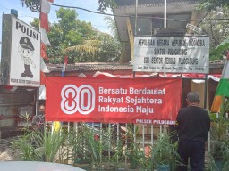 Sambut HUT ke-80 RI, Polsek Pulogadung Pasang Spanduk Semangat Kemerdekaan di Titik Strategis