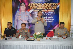 Ngopi Bareng Wartawan, Kapolresta Paparkan Program Tangerang Sigap dan Gerakan Wangsakara