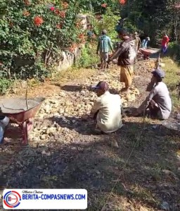 Swadaya Masyarakat Dalam Pembangunan Jalan Untuk Kemajuan Lingkungan dan Memperlancar Perekonomian Masyarakat