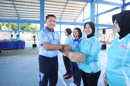 Danlanud Sultan Hasanuddin Hadiri Olahraga Bersama, Semarakkan HUT Ke-62 Wara di Makoopsud II.
