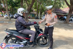 Satlantas Polres Sampang Gelar Operasi Gabungan, 115 Kendaraan Ditilang