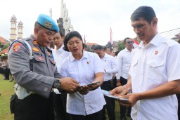 Tingkatkan Citra Polri, Ratusan Personel Polda Bali Menjadi Sasaran Gaktibplin