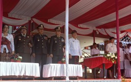 Waka Polres Jembrana Hadiri Upacara Peringatan HUT ke-80 Kemerdekaan Republik Indonesia