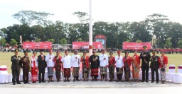 Upacara Sakral Proklamasi RI ke-80, Kasdim Tabanan Bersama Forkopimda Tunjukkan Kebersamaan dan Nasionalisme