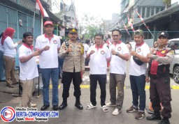 Kapolsubsektor Jembatan Besi Sambang Monitoring Perlombaan 17 Agustus 2025.