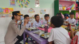 SPPG Polres Jembrana Salurkan Makan Bergizi Gratis, Dukung Generasi Sehat