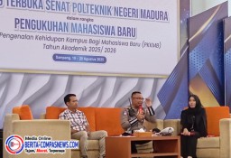 Satlantas Polres Sampang Berikan Materi Etika Berlalu Lintas kepada Calon Mahasiswa