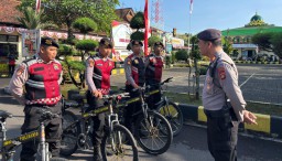 Polres Jembrana Gelar Patroli Bersepeda Presisi, Cegah Gangguan Kamtibmas di Pusat Keramaian