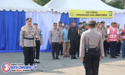 Kapolres Priok Pimpin Apel Pengamanan Haul Mbah Priok, Layani Masyarakat yang mengikuti Haul Mbah Priok dengan Humanis"