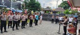Kapolsek Dentim Pimpin Apel Jam Pimpinan, Personel Diminta Maksimalkan Tugas dan Kehadiran