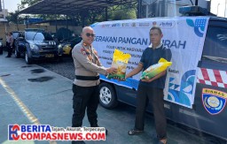 Polres Pelabuhan Tanjung Priok Salurkan 1,5 Ton Beras Lewat Program Gerakan Pangan Murah Bersama Bulog