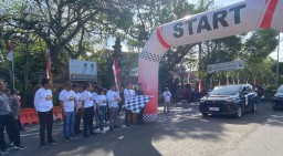 Kapolres Jembrana Hadiri Pelepasan Jembrana Fun Rally HUT Kota Negara ke-130