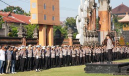 Antisipasi Demo Lanjutan, 1.521 Personel Polda Bali Ikuti Apel Siaga