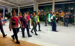 Patroli Malam Polres Bandara Ngurah Rai Cegah Kriminalitas