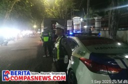 Patroli Blue Light Satlantas Polres Sampang, Upaya Ciptakan Situasi Aman dan Kondusif