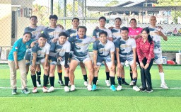 Tim Futsal Polres Bandara Ngurah Rai Raih Juara Tiga Turnamen Futsal Harhubnas 2025