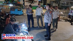 Patroli Tiga Pilar Kecamatan Tambora Dalam Rangka Kegiatan Rutin Yang Di Tingkatkan ( KRYD).