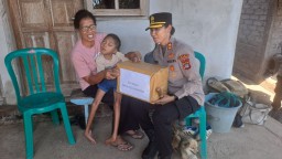 Kapolres Jembrana Tebar Kepedulian Lewat Program Minggu Kasih di Desa Banyubiru