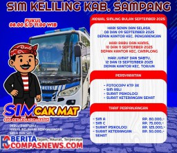 Satlantas Polres Sampang Mengoperasikan Mobil SIM Keliling