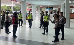 Polres Bandara Ngurah Rai Bersama TNI AU dan Avsec Gelar Patroli Skala Besar