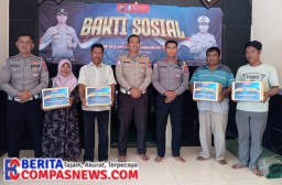 Satlantas Polres Sampang Gelar Bhakti Sosial dalam Rangka HUT Lantas Bhayangkara ke-70