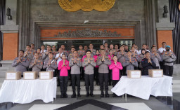 Wujudkan Kepedulian dan Solidaritas, Bantuan Kapolda Bali Untuk Personil Terdampak Banjir