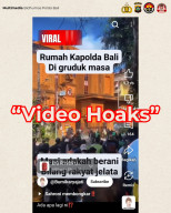 Beredar Vidio Rumah Kapolda Digerudug Masa, Polda Bali Dipastikan Itu "Hoaks"